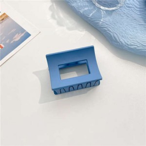 Light Blue Elegant Unique Design Resin Hair Accessories Clip - NO.6