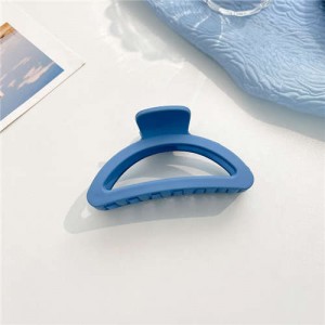 Light Blue Elegant Unique Design Resin Hair Accessories Clip - NO.7