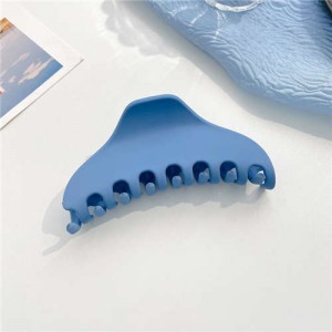 Light Blue Elegant Unique Design Resin Hair Accessories Clip - NO.8