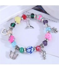 Cute Floral Beads High Fashion Charm Women Wholesale Bracelet