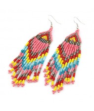 Earrings - Pink
