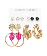 Seashell and Conch Creative Design U.S. Fashionable Women Earrings Set