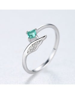 Wholesale Fashion Minimalist 14K Gold Plated 925 Sterling Silver Open-end Ring