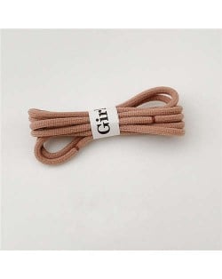 Simple Basic Style Fashion Wholesale Girl Hair Band 5 Pieces Set - Coffee