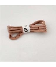 Simple Basic Style Fashion Wholesale Girl Hair Band 5 Pieces Set - Coffee