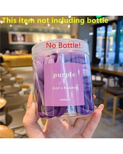 (No Bottle) Simple Candy Color Wholesale 28 Pieces Set Cloth Material Hair Band - Purple