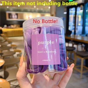 (No Bottle) Simple Candy Color Wholesale 28 Pieces Set Cloth Material Hair Band - Purple