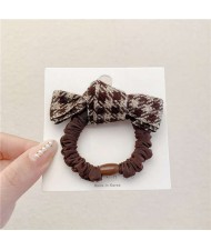 Premium Vintage French Style Elastic Hair Rope - Brown