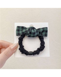 Premium Vintage French Style Elastic Hair Rope - Green