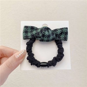Premium Vintage French Style Elastic Hair Rope - Green