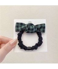 Premium Vintage French Style Elastic Hair Rope - Green