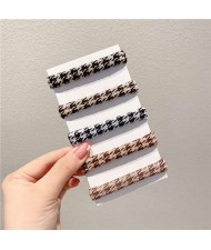 Thick Design Popular 5 Pieces Set Women Wholesale Hair Band - Houndstooth