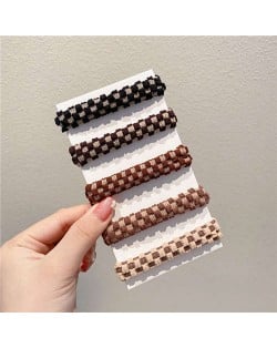 Thick Design Popular 5 Pieces Set Women Wholesale Hair Band - Square