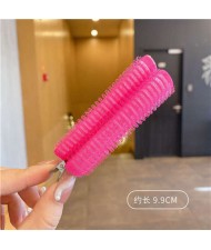 Korean Style Fashion Hair Fluffy Bangs Hair Clip - Rose