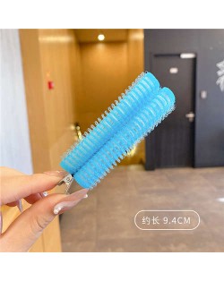 Korean Style Fashion Hair Fluffy Bangs Hair Clip - Blue