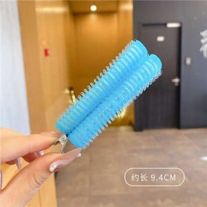 Korean Style Fashion Hair Fluffy Bangs Hair Clip - Blue