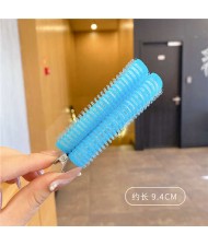 Korean Style Fashion Hair Fluffy Bangs Hair Clip - Blue