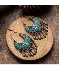 Traditional Folk Floral Vintage Design Women Bohemian Wholesale Earrings