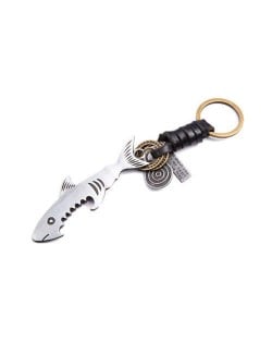 Shark Bottle Opener Pendant Vintage Fashion Key Chain