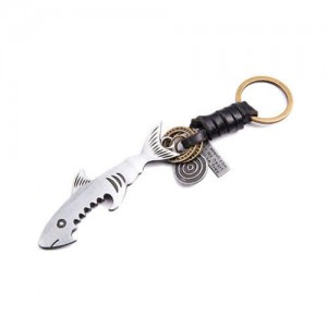 Shark Bottle Opener Pendant Vintage Fashion Key Chain