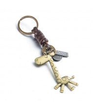 Cute Giraffe Pendant Vintage Fashion Key Chain/ Accessories