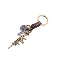 Vintage Fashion Submachine Gun Pendant Key Chain/ Key Accessories