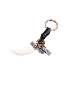 Ethnic Tooth Pendant Vintage Fashion Key Chain/ Key Accessories