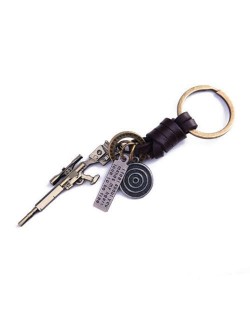 Vintage Fashion Sniper Rifle Pendant Key Chain/ Key Accessories