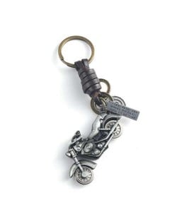 Vintage Fashion Motorcycle Pendant Key Chain/ Key Accessories - Silver