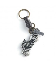 Vintage Fashion Motorcycle Pendant Key Chain/ Key Accessories - Silver