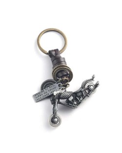 Super Cool Motorcycle Pendant Key Chain/ Key Accessories - Silver