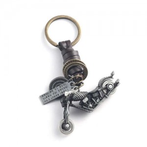 Super Cool Motorcycle Pendant Key Chain/ Key Accessories - Silver