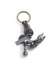 Super Cool Motorcycle Pendant Key Chain/ Key Accessories - Silver