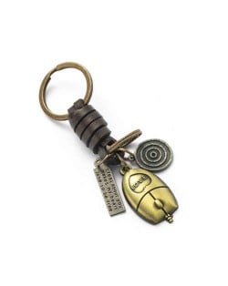 Vintage Love Theme Mouse Pendant Key Chain/ Key Accessories