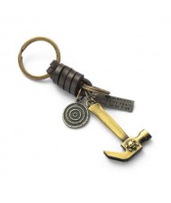Vintage Skull Hammer Pendant Punk Fashion Key Chain/ Key Accessories