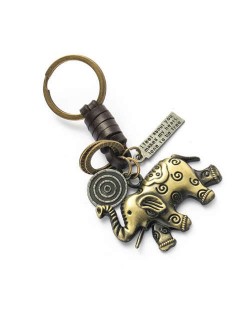 Propitious Elephant Vintage Fashion Key Chain/ Key Accessories