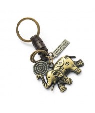 Propitious Elephant Vintage Fashion Key Chain/ Key Accessories