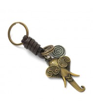 Indian Fashion Elephant Head Pendant Key Chain/ Key Accessories