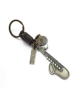 Vintage Saxophone Pendant Key Chain/ Key Accessories