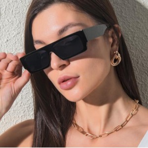7 Colors Available European and American Fashion Square Small Frame Simple KOL Street Shooting Choice Sunglasses