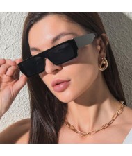 7 Colors Available European and American Fashion Square Small Frame Simple KOL Street Shooting Choice Sunglasses