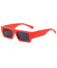 7 Colors Available European and American Fashion Square Small Frame Simple KOL Street Shooting Choice Sunglasses