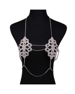 European and American Hot Fashion Style Bra Underwear Design Shining Wholesale Body Chain Jewelry