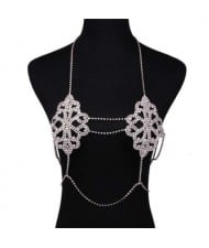 European and American Hot Fashion Style Bra Underwear Design Shining Wholesale Body Chain Jewelry