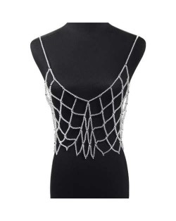 Crystal Beads Multi-layer Hand-woven Women Top Design Wholesale Body Chain Jewelry