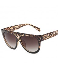 8 Colors Available European and American Trendy Ladies Large Frame High Fashion Wholesale Sunglasses