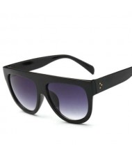 8 Colors Available European and American Trendy Ladies Large Frame High Fashion Wholesale Sunglasses