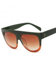 8 Colors Available European and American Trendy Ladies Large Frame High Fashion Wholesale Sunglasses