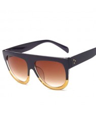 8 Colors Available European and American Trendy Ladies Large Frame High Fashion Wholesale Sunglasses
