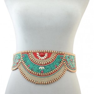 Bohemian Fashion Waist Chain Handmade Girdle Wholesale Waist Belt  - Green